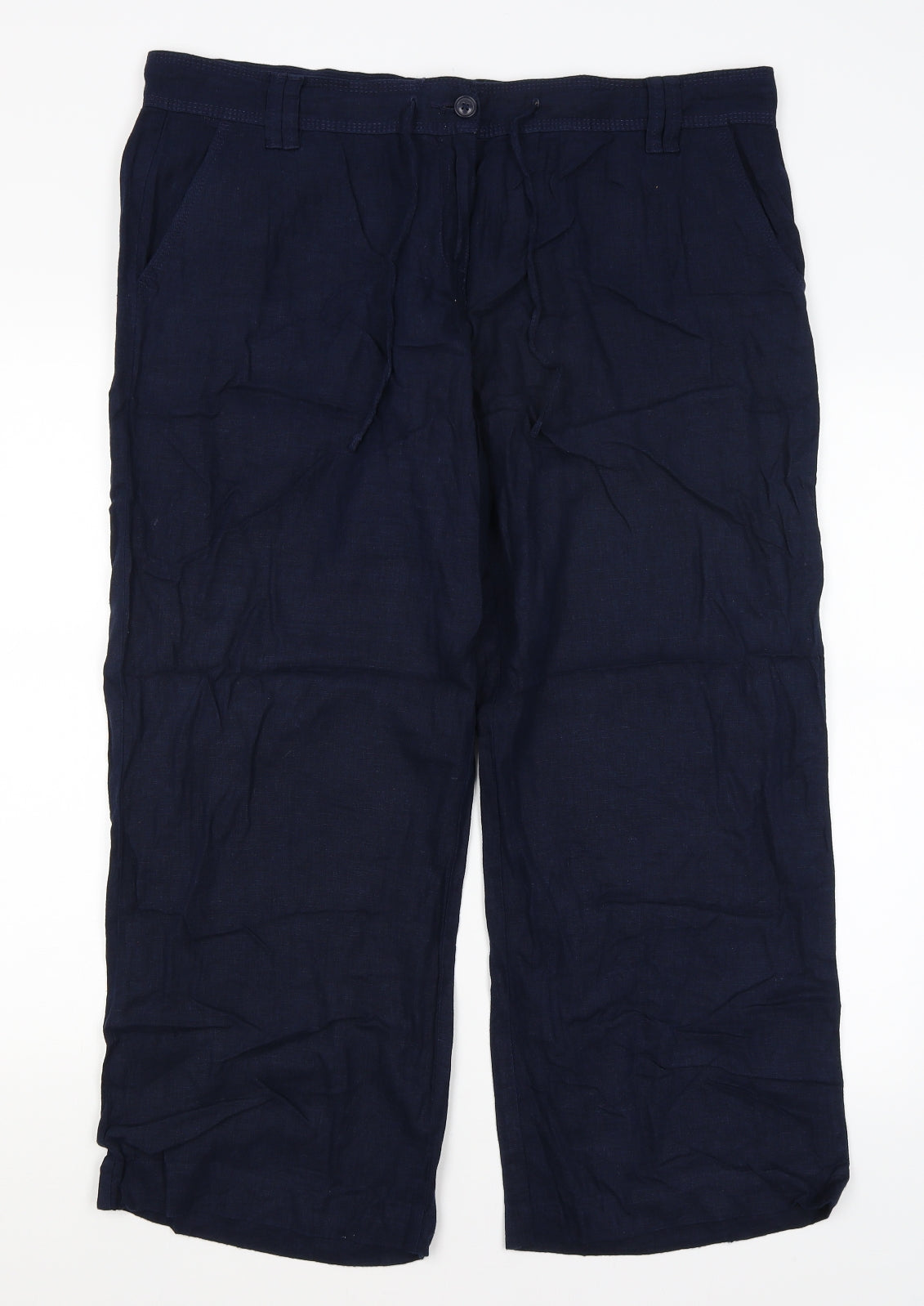 NEXT Womens Blue   Trousers  Size 16 L25 in