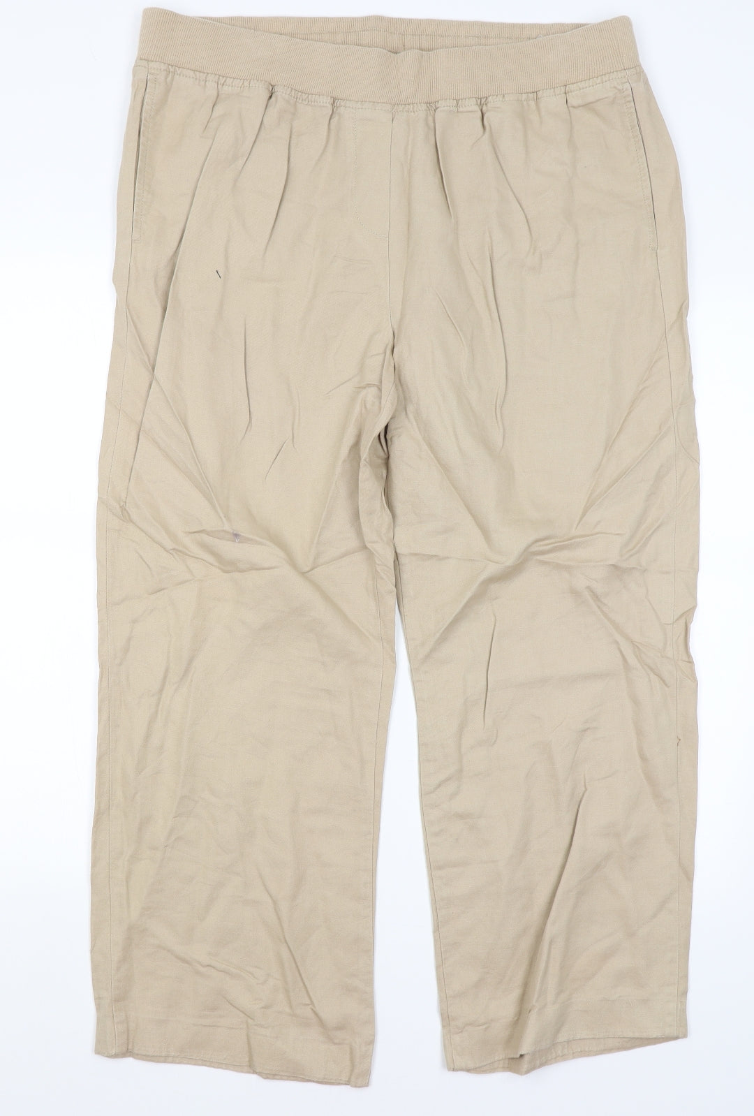 Lands End Womens Brown   Trousers  Size 14 L27 in