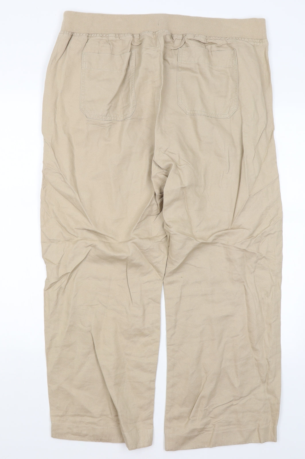 Lands End Womens Brown   Trousers  Size 14 L27 in