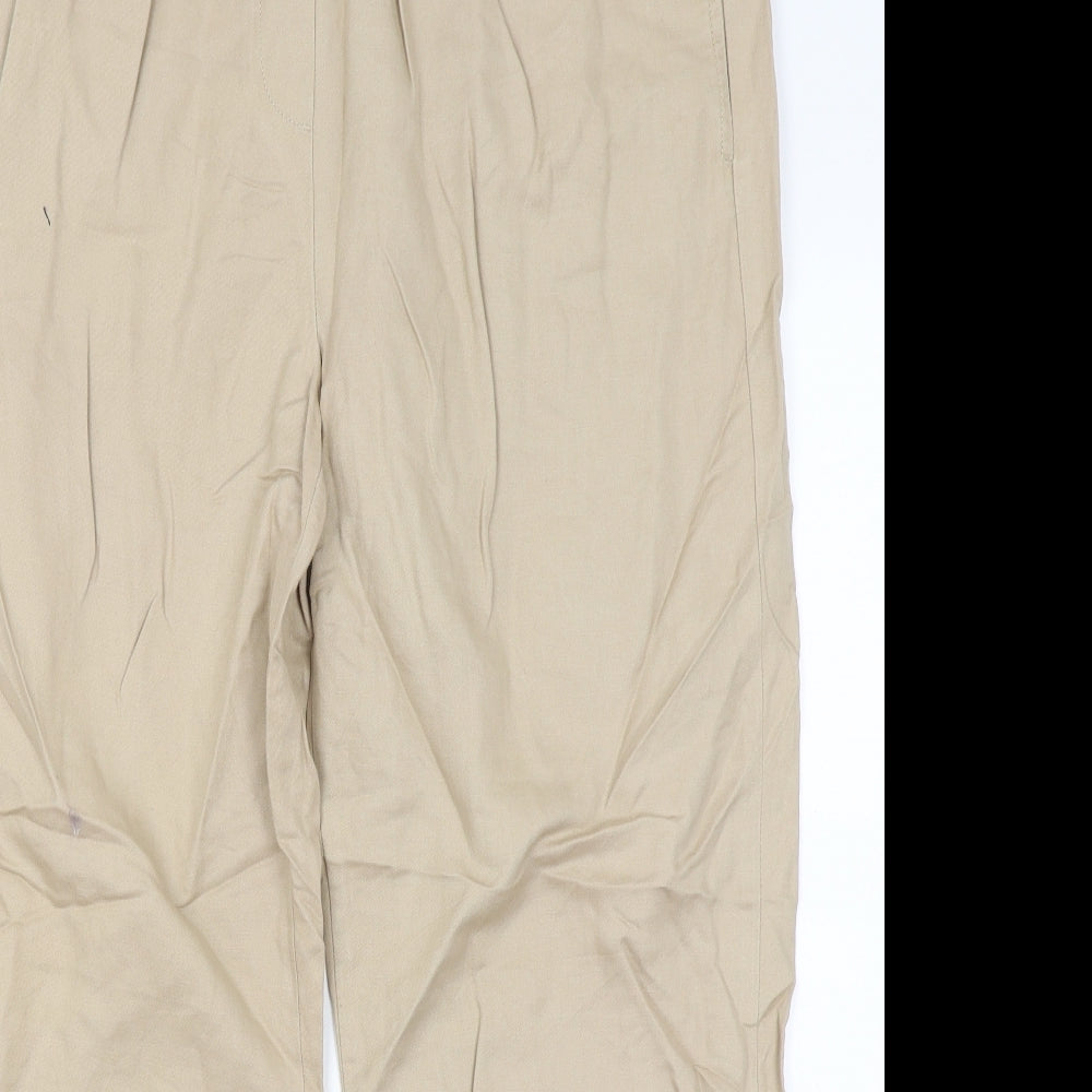 Lands End Womens Brown   Trousers  Size 14 L27 in