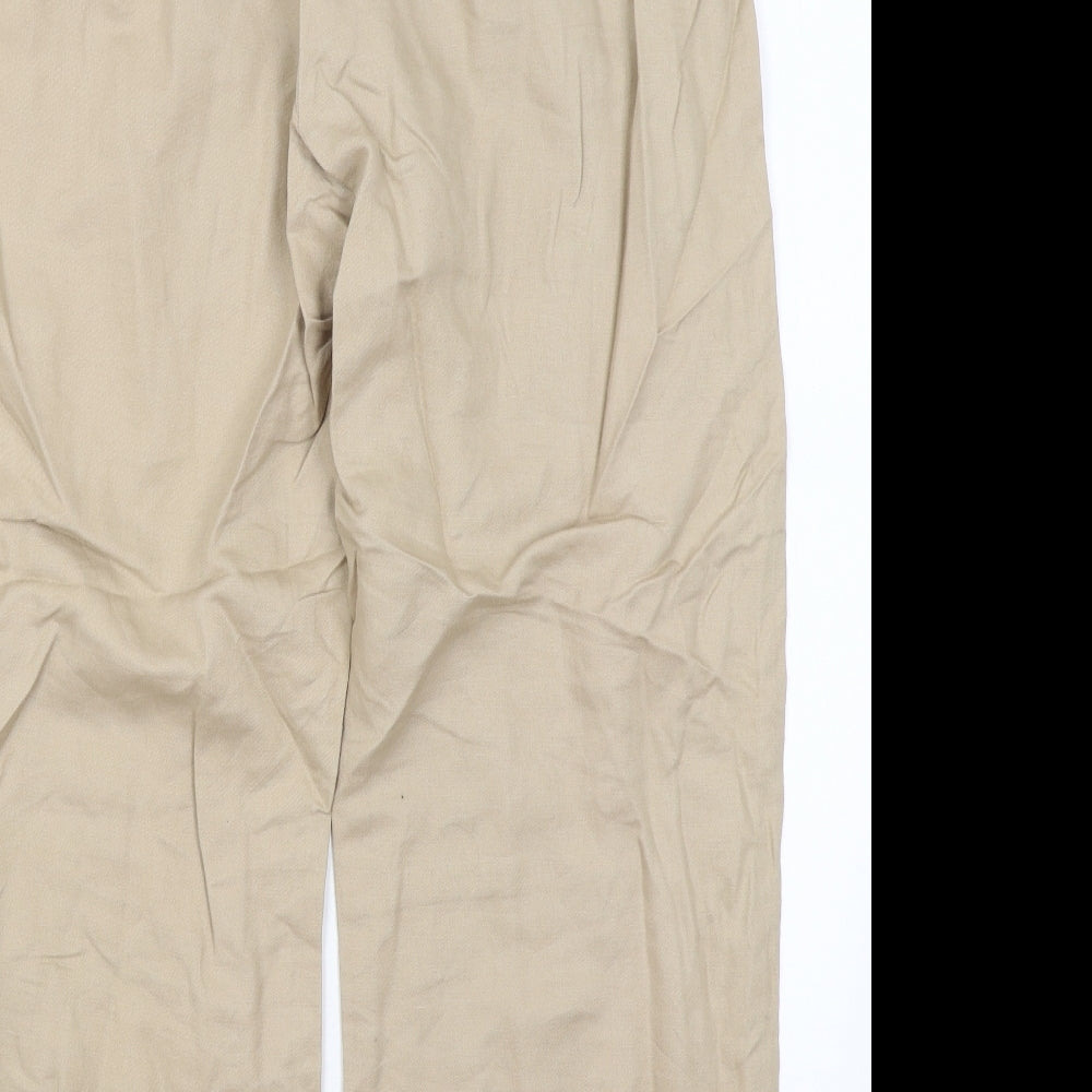 Lands End Womens Brown   Trousers  Size 14 L27 in