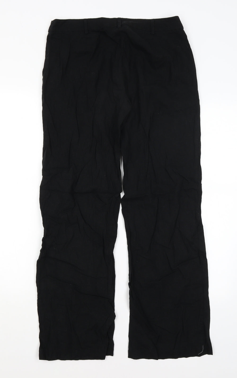 New Look Womens Black   Trousers  Size 10 L29.5 in