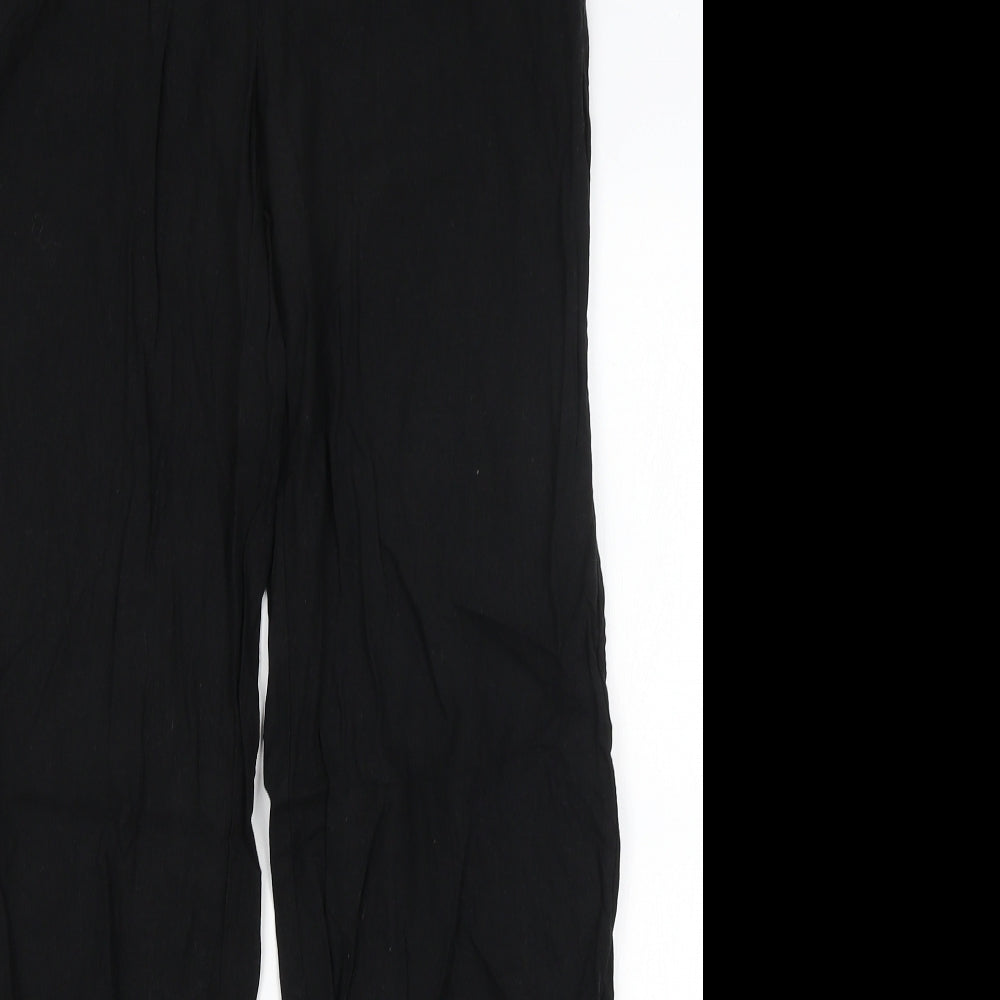 New Look Womens Black   Trousers  Size 10 L29.5 in