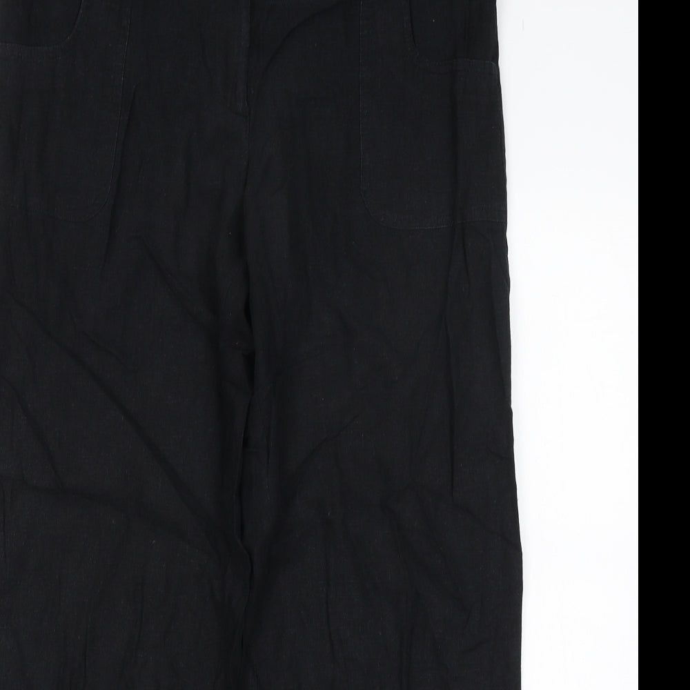 Petite Womens Black   Trousers  Size 12 L26 in