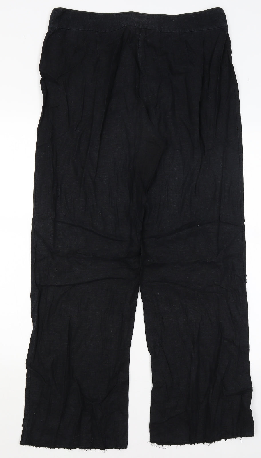 M&S Womens Black   Trousers  Size 14 L29 in