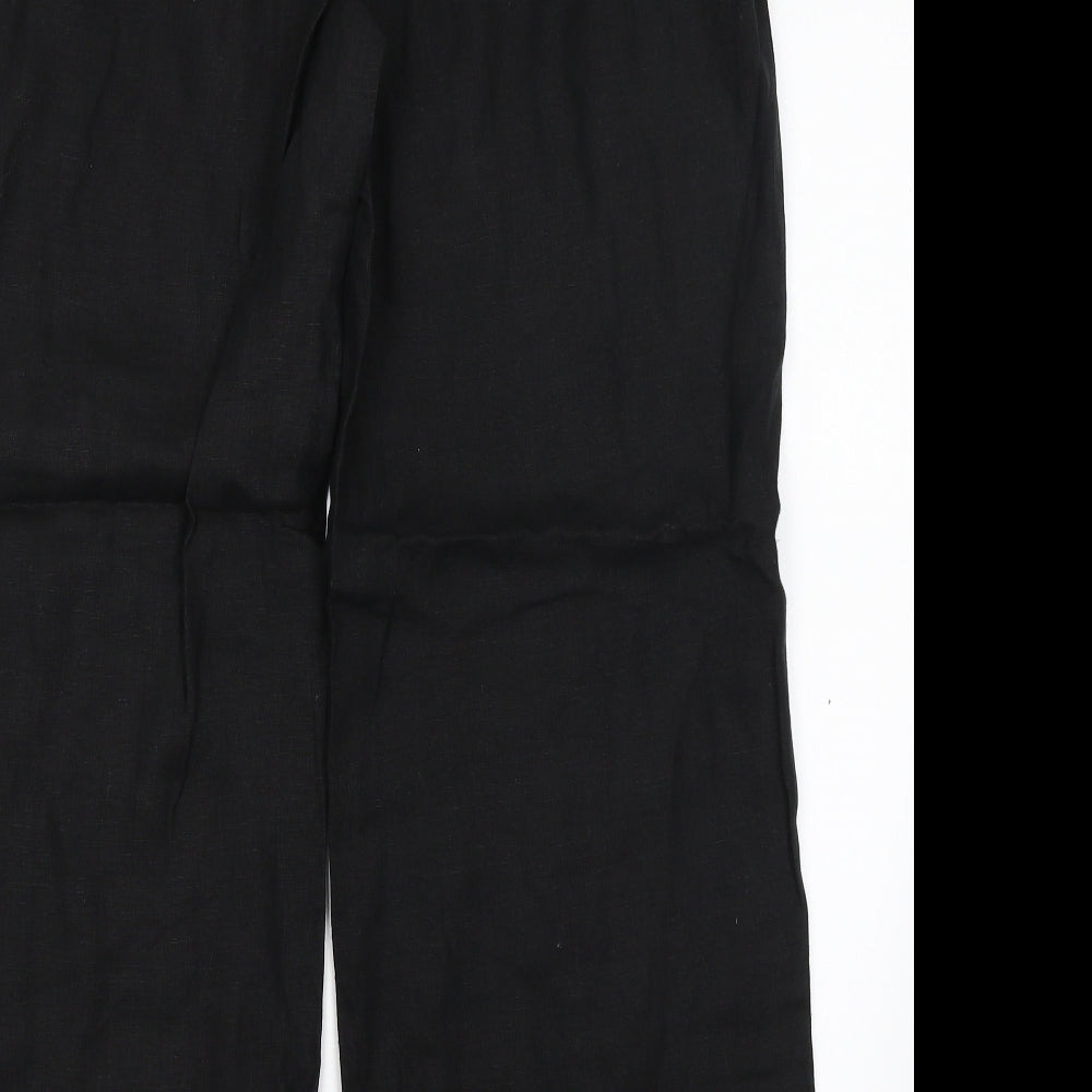 Per Una Womens Black   Trousers  Size 14 L28 in