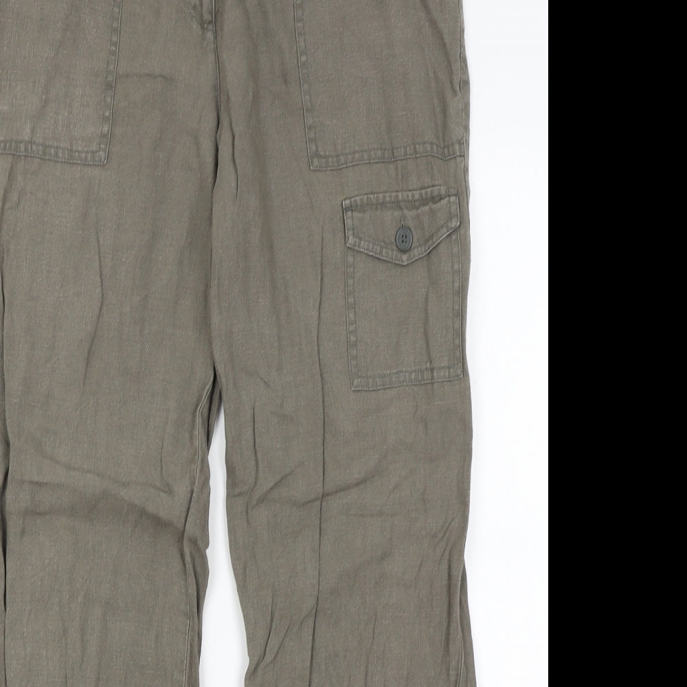 NEXT Womens Green   Trousers  Size 14 L29.5 in