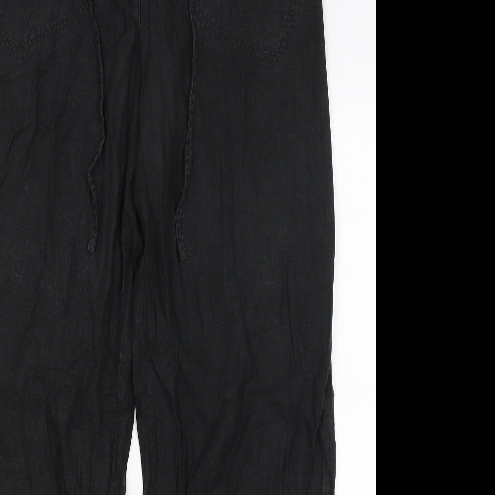 NEXT Womens Black   Trousers  Size 14 L31 in