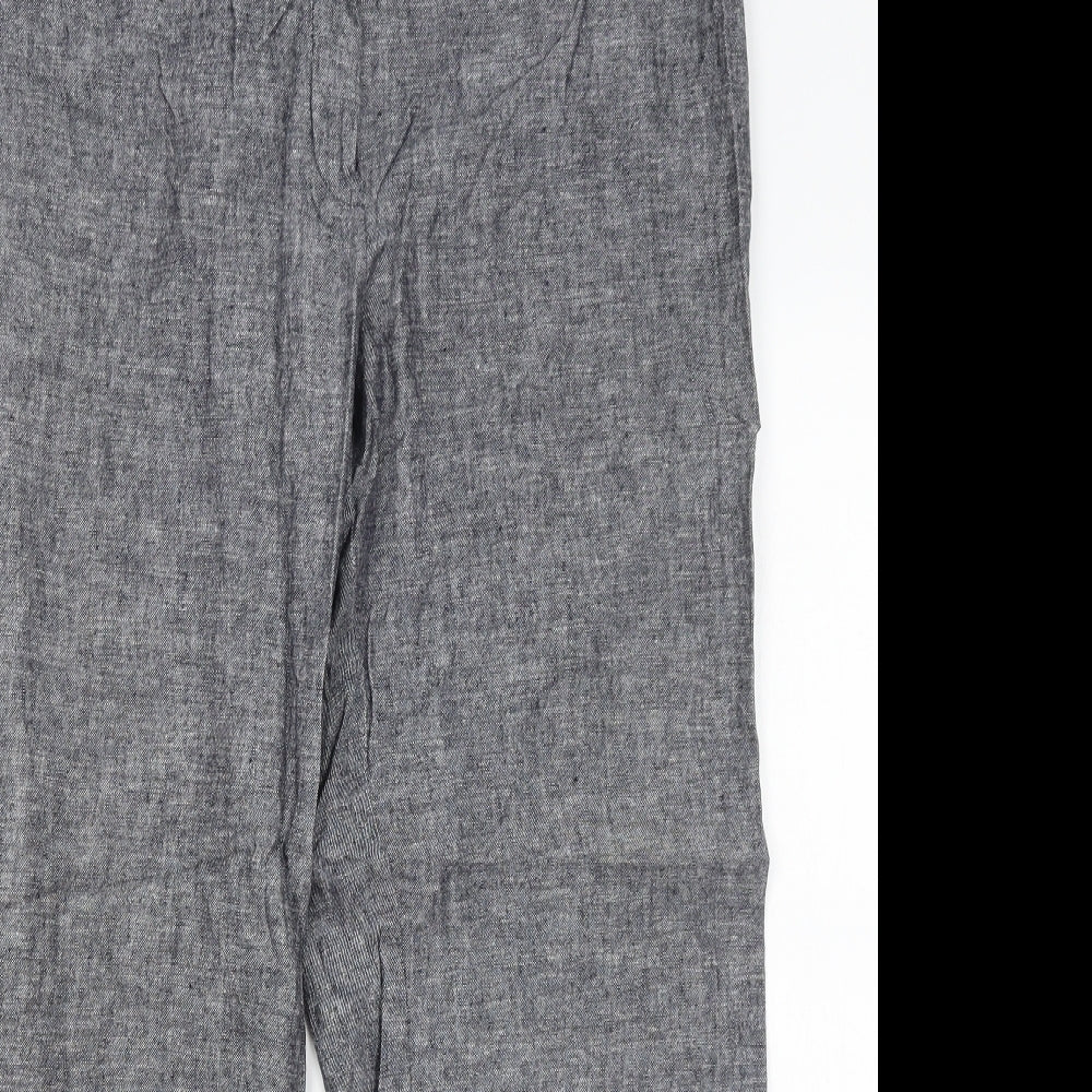 M&S Womens Blue   Trousers  Size 16 L25 in