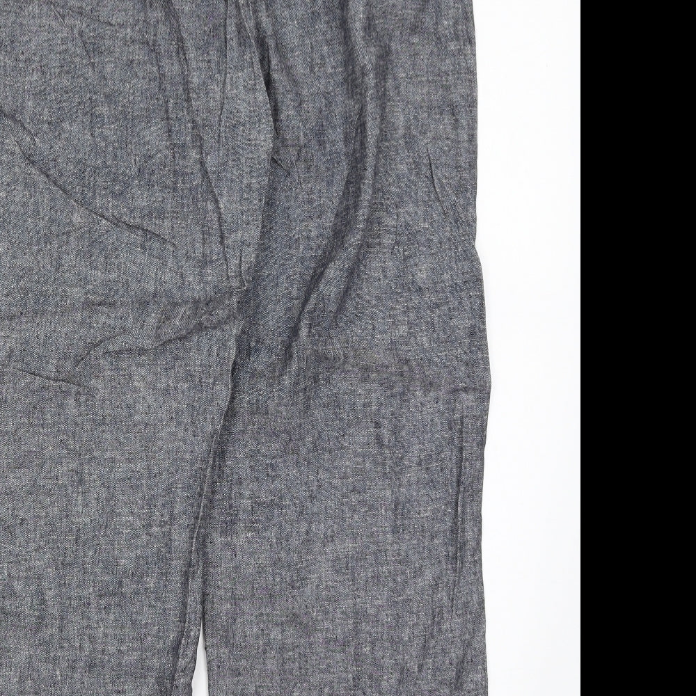 M&S Womens Blue   Trousers  Size 16 L25 in