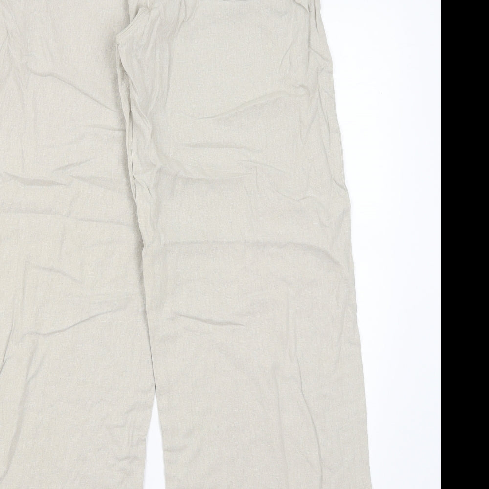 Select Womens Beige   Trousers  Size 14 L29.5 in