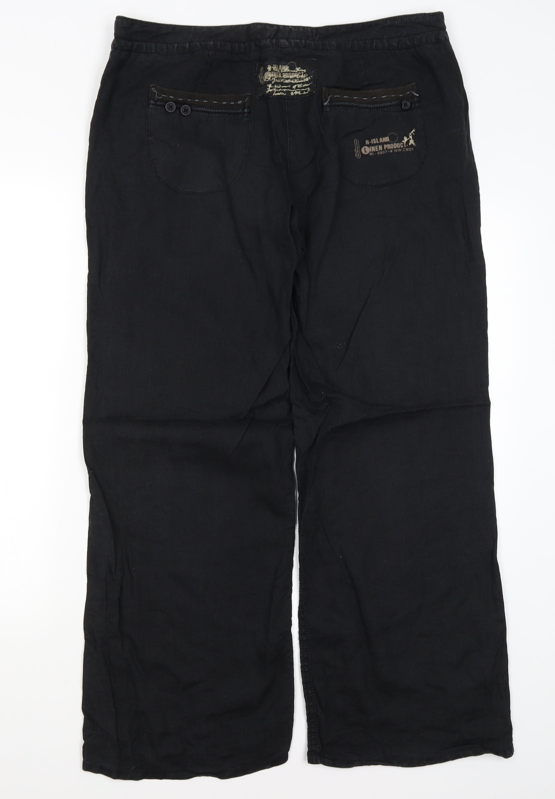 River Island Womens Black   Trousers  Size 12 L29 in