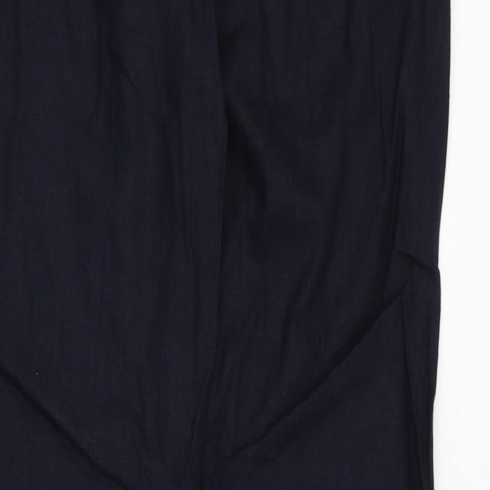 M&S Womens Blue   Trousers  Size 12 L32 in