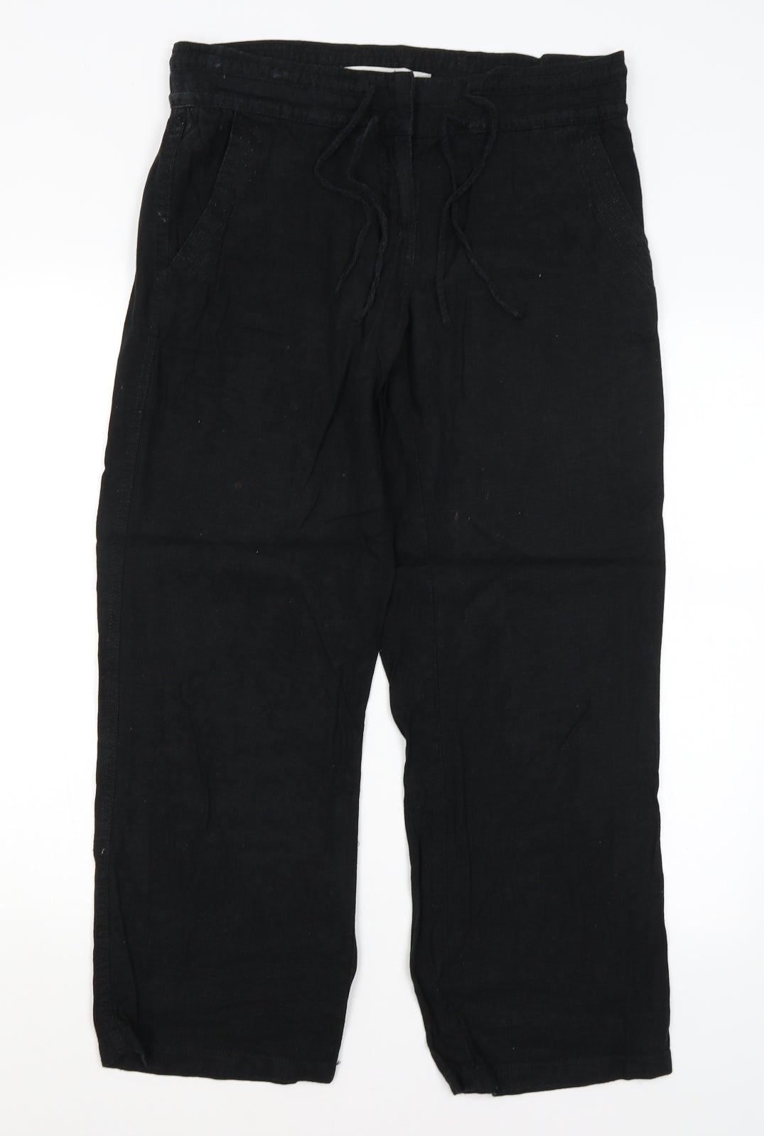 NEXT Womens Black   Trousers  Size 12 L28 in