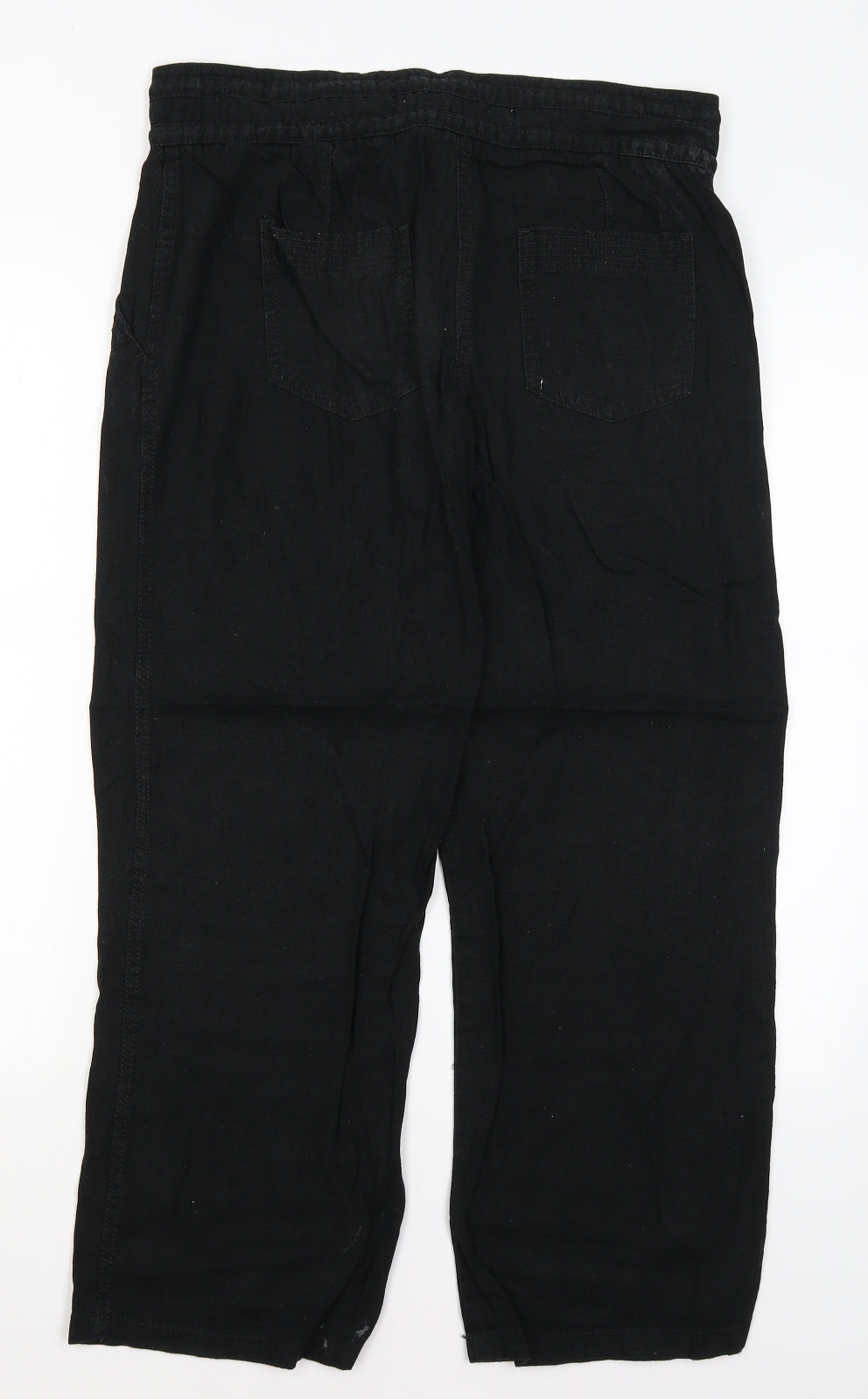 NEXT Womens Black   Trousers  Size 12 L28 in