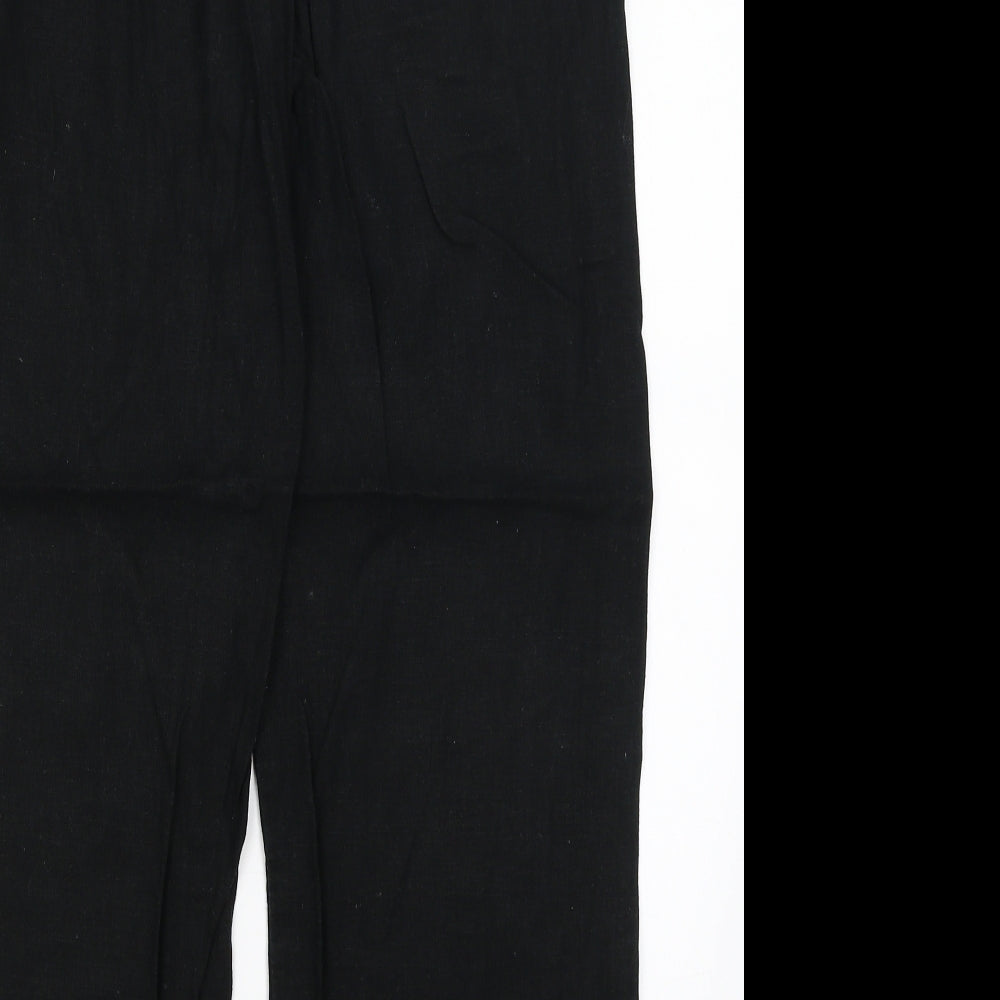 NEXT Womens Black   Trousers  Size 12 L28 in