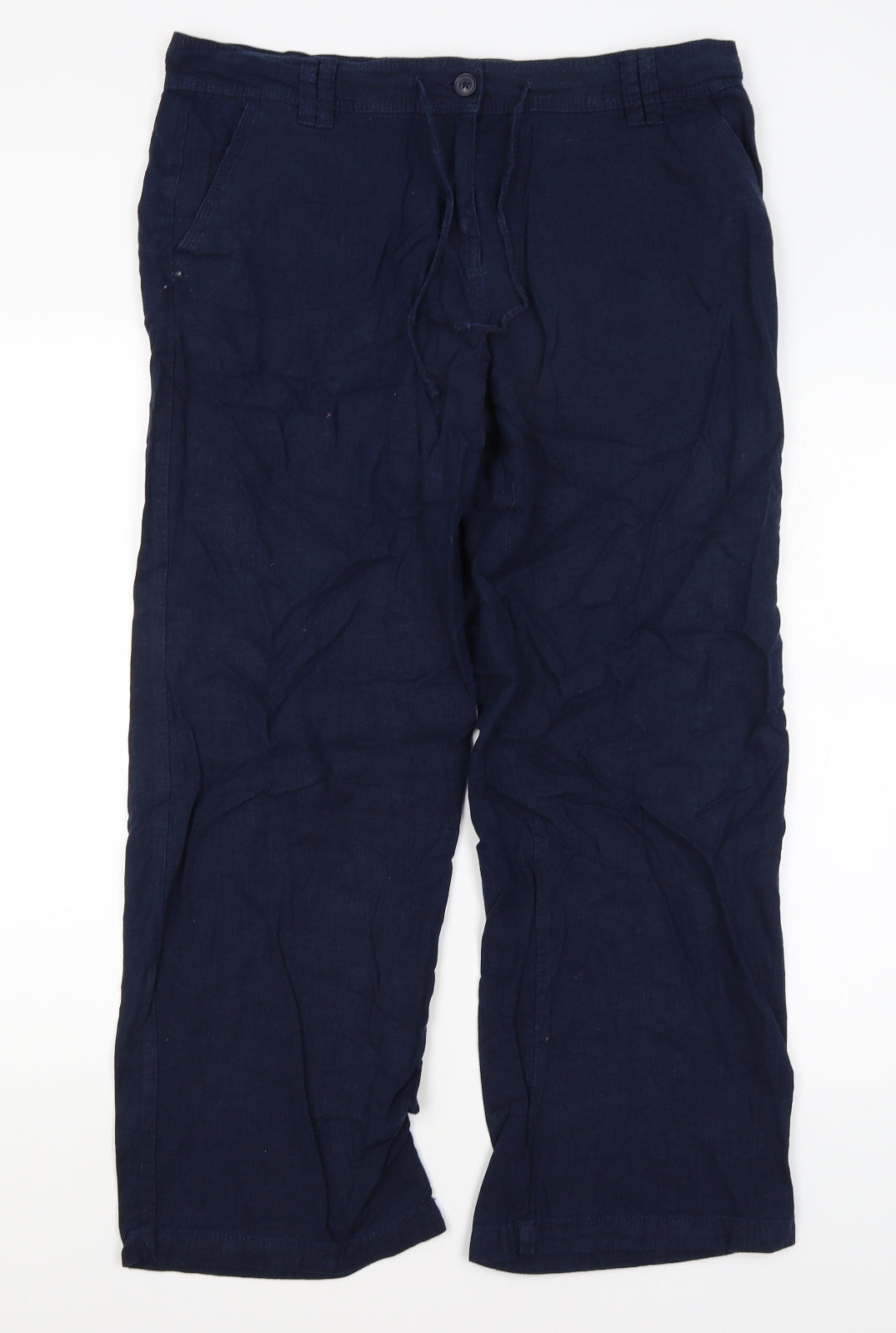 NEXT Womens Blue   Trousers  Size 14 L29 in