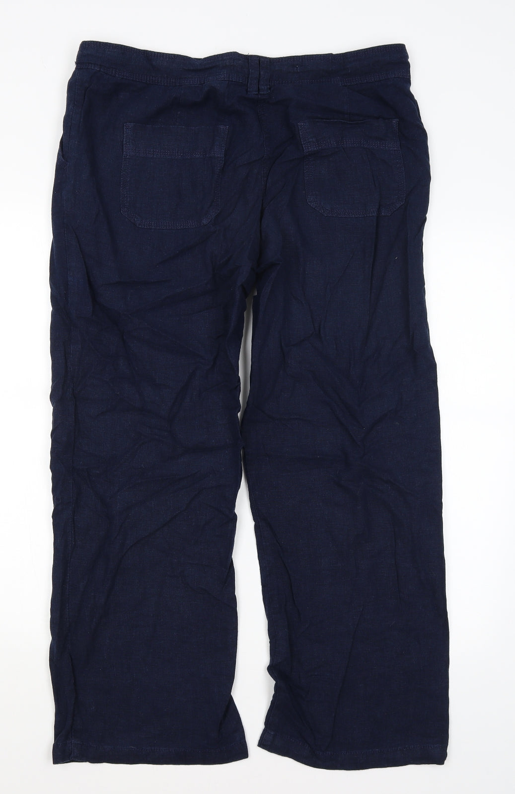 NEXT Womens Blue   Trousers  Size 14 L29 in