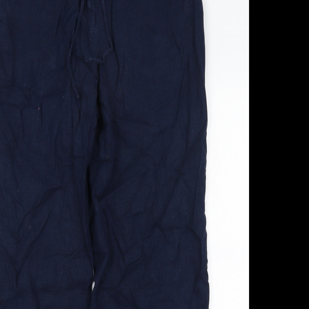 NEXT Womens Blue   Trousers  Size 14 L29 in