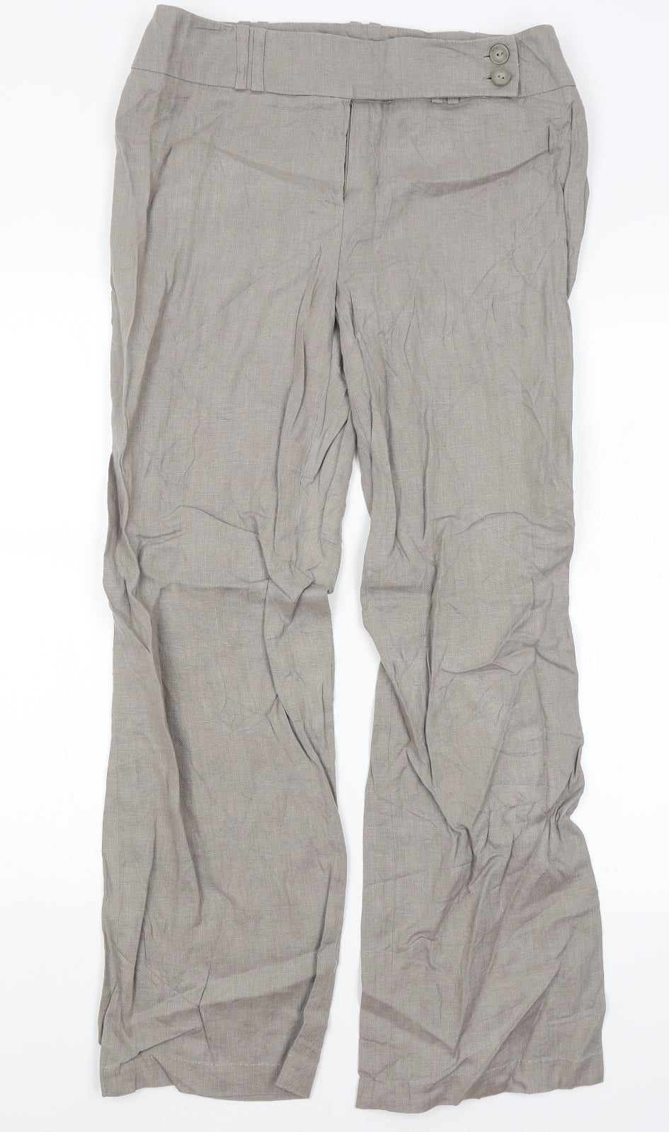 J Taylor Womens Grey   Trousers  Size 12 L30 in