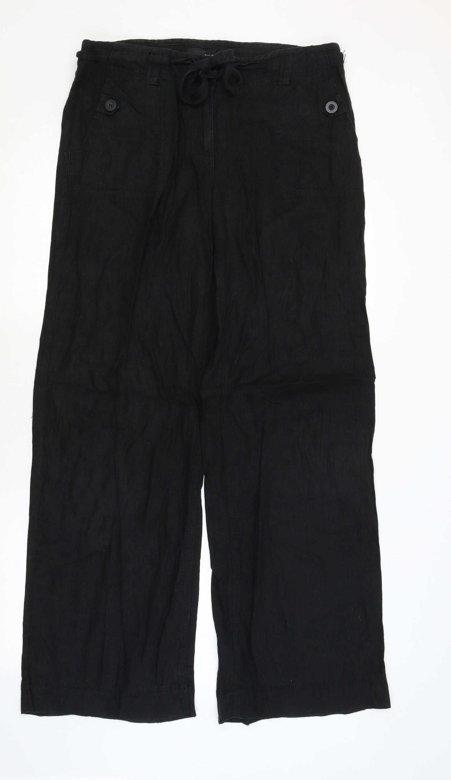 NEXT Womens Black   Trousers  Size 12 L32 in