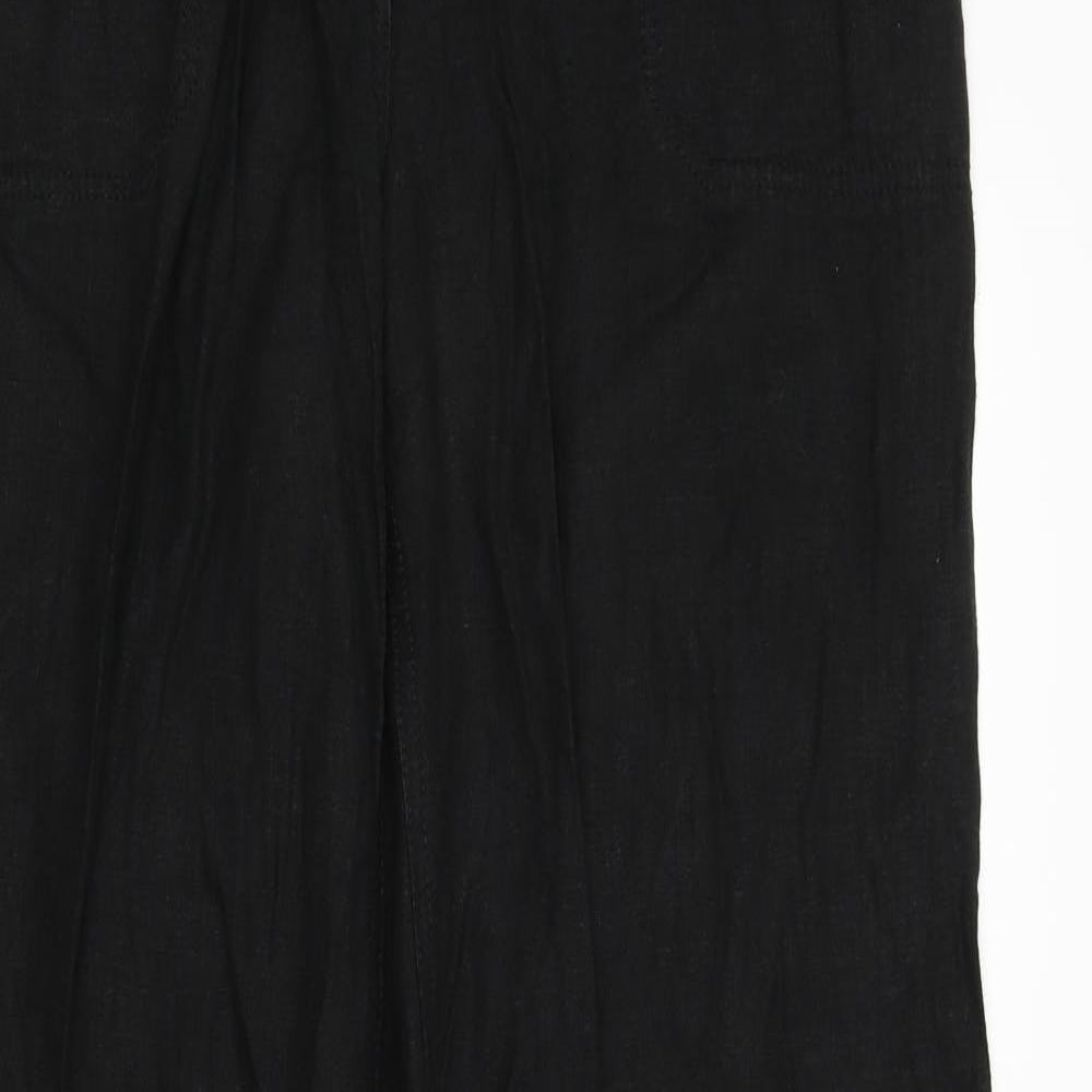 NEXT Womens Black   Trousers  Size 12 L32 in