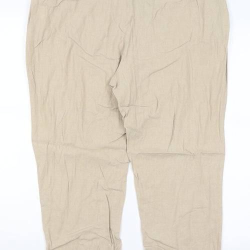 George Womens Beige   Carpenter Trousers Size 16 L24 in