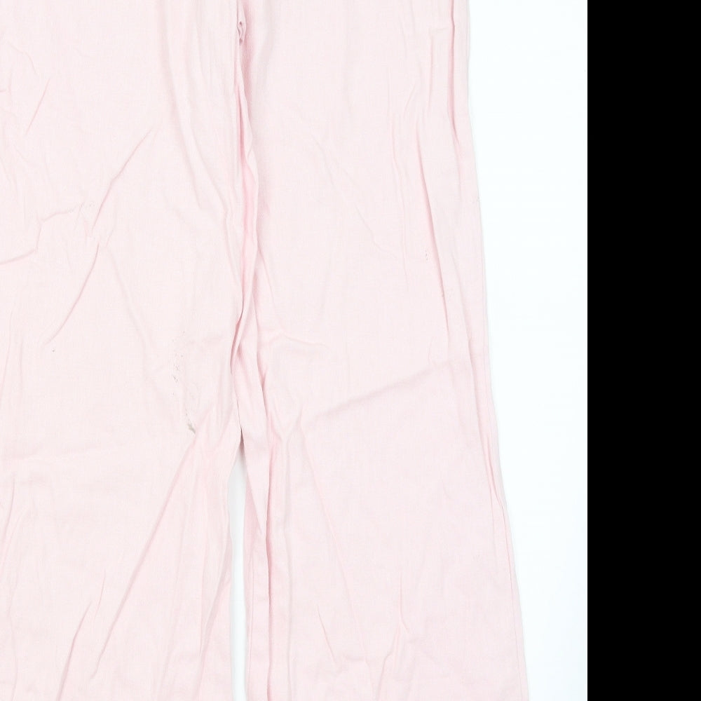 M&S Womens Pink   Trousers  Size 12 L29 in