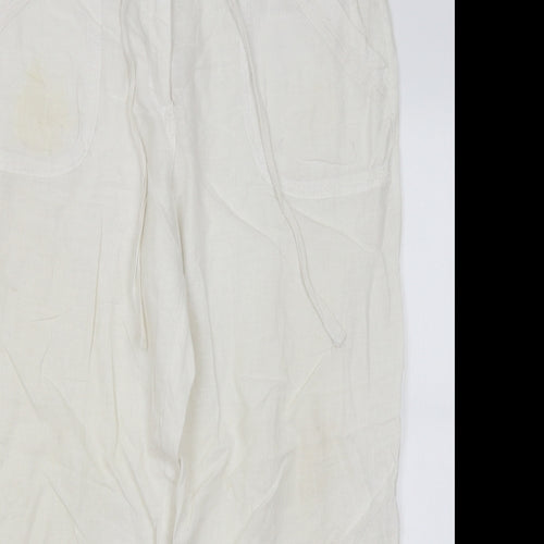 Vanilla Sands Womens White   Trousers  Size 16 L27.5 in