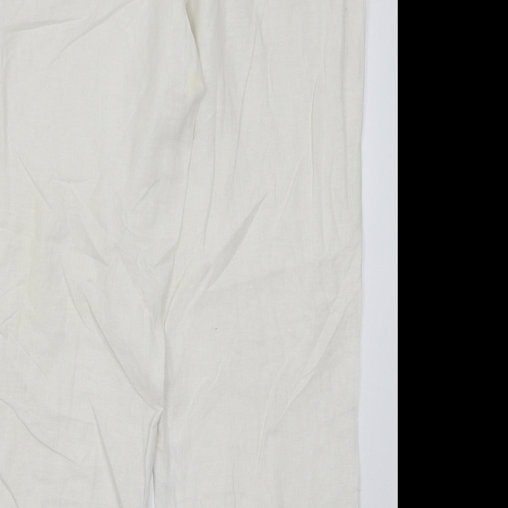 Vanilla Sands Womens White   Trousers  Size 16 L27.5 in