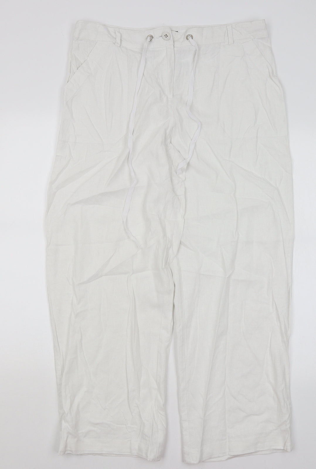 So Fabulous Womens White   Trousers  Size 16 L28 in