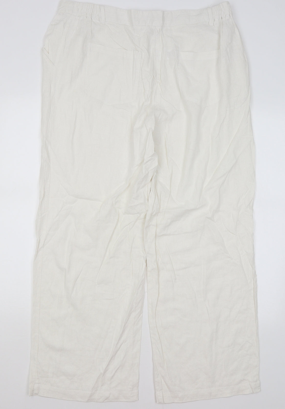 So Fabulous Womens White   Trousers  Size 20 L28 in