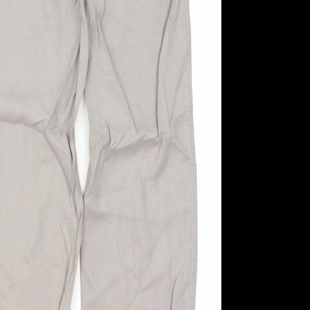 Monsoon Womens Grey   Trousers  Size 8 L30.5 in