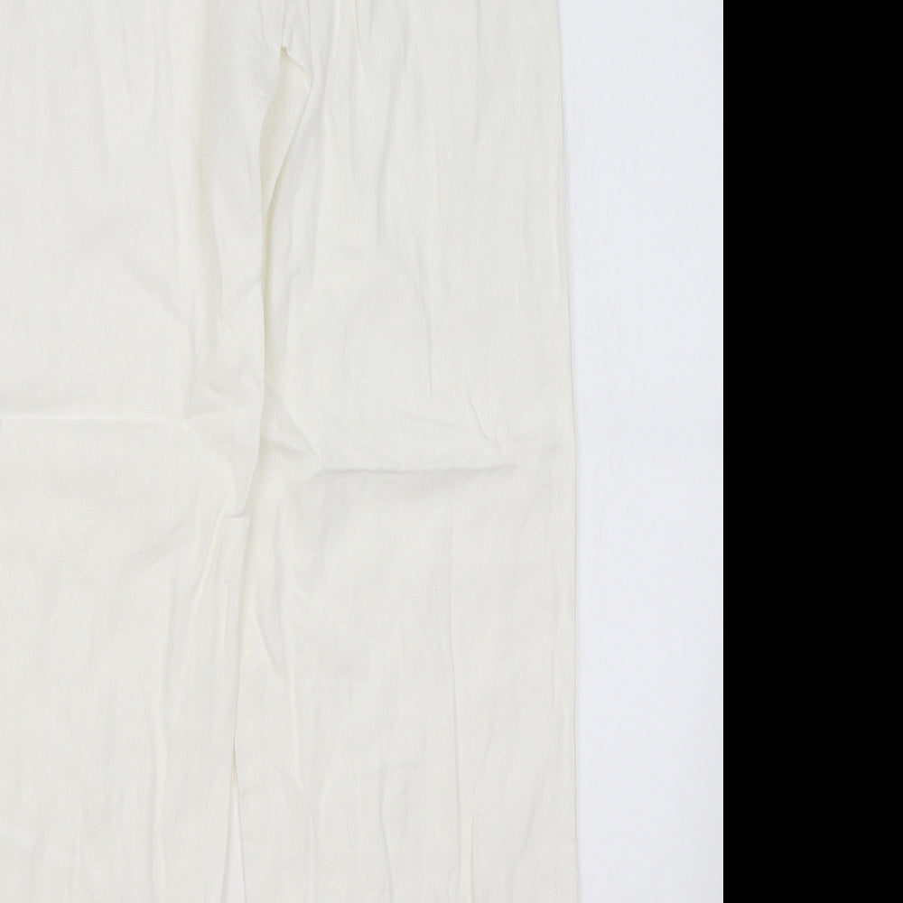 Soon Womens White   Trousers  Size 12 L30 in