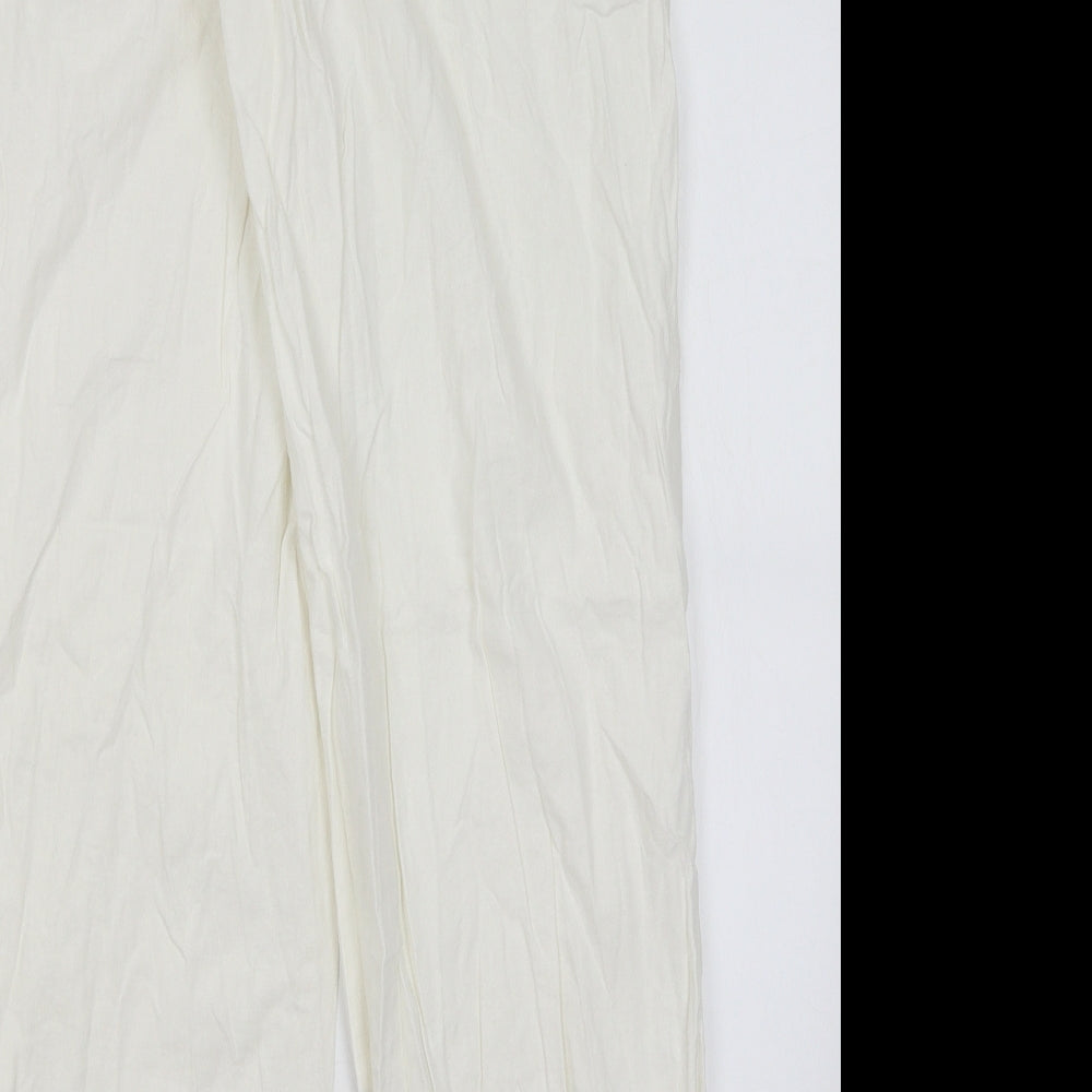 NEXT Womens White   Trousers  Size 12 L29 in