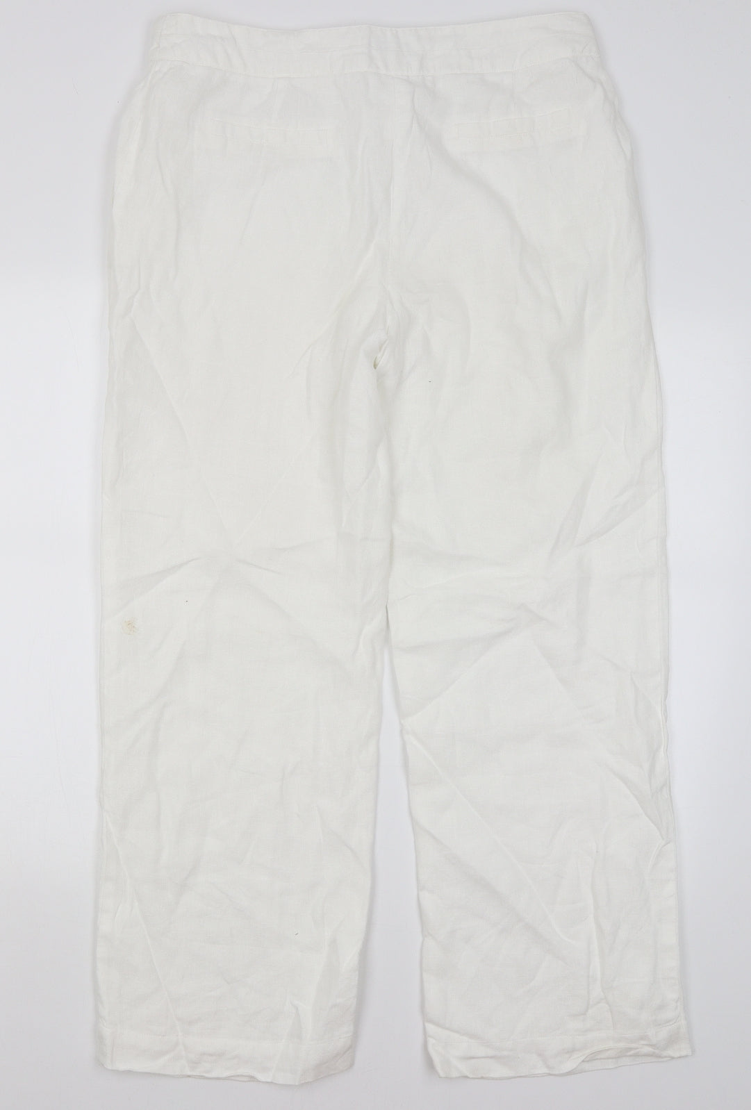 CC Womens White   Trousers  Size 14 L29 in