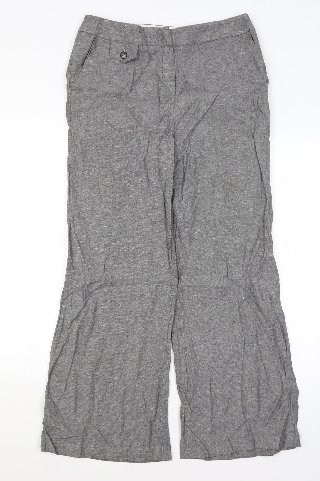 Principles Womens Grey   Trousers  Size 12 L28 in