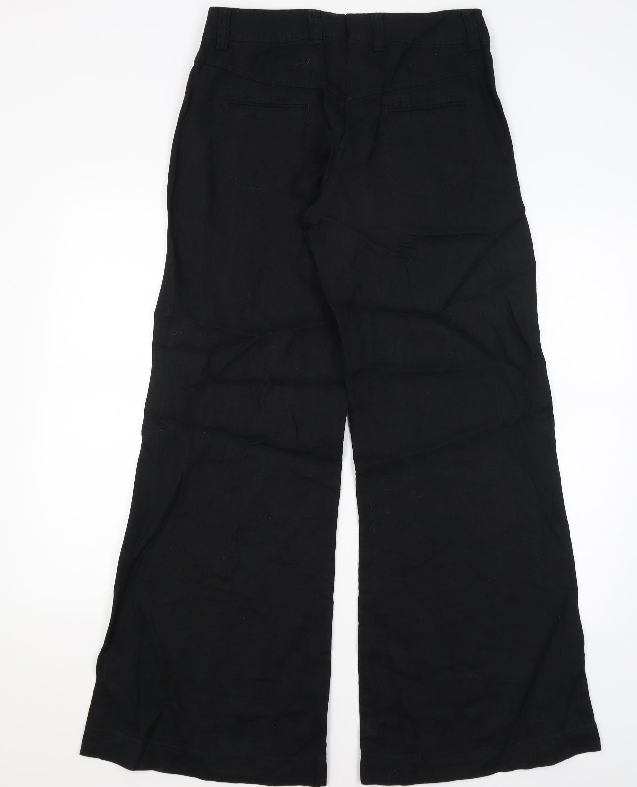 H&M Womens Black   Trousers  Size 10 L32 in
