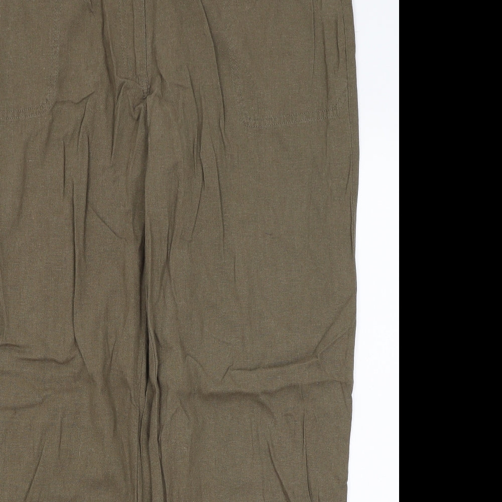 Papaya Womens Green   Trousers  Size 18 L30.5 in