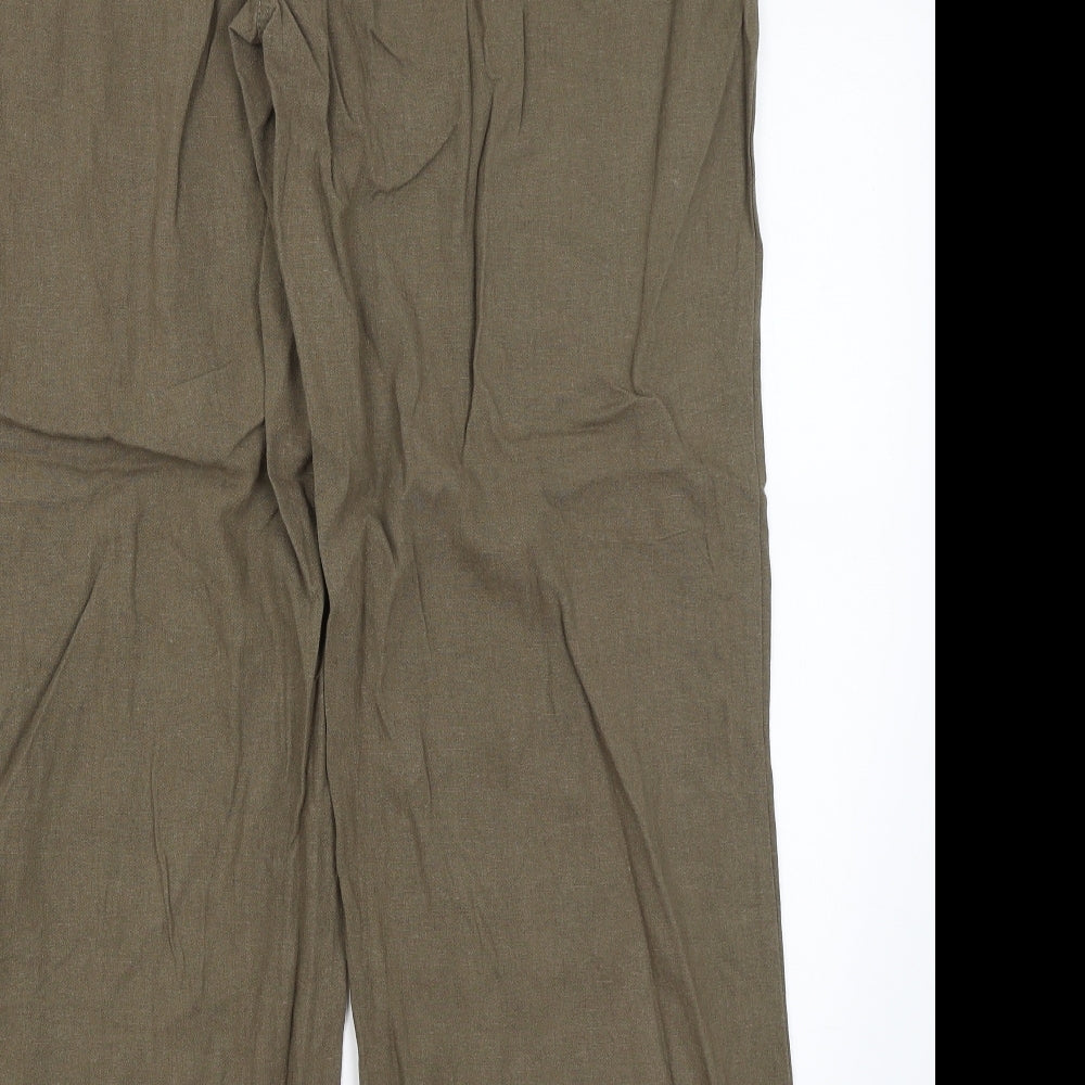 Papaya Womens Green   Trousers  Size 18 L30.5 in