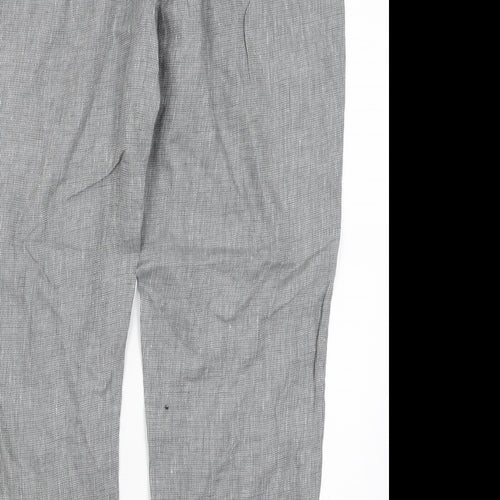 TU Womens Grey   Capri Trousers Size 16 L27 in