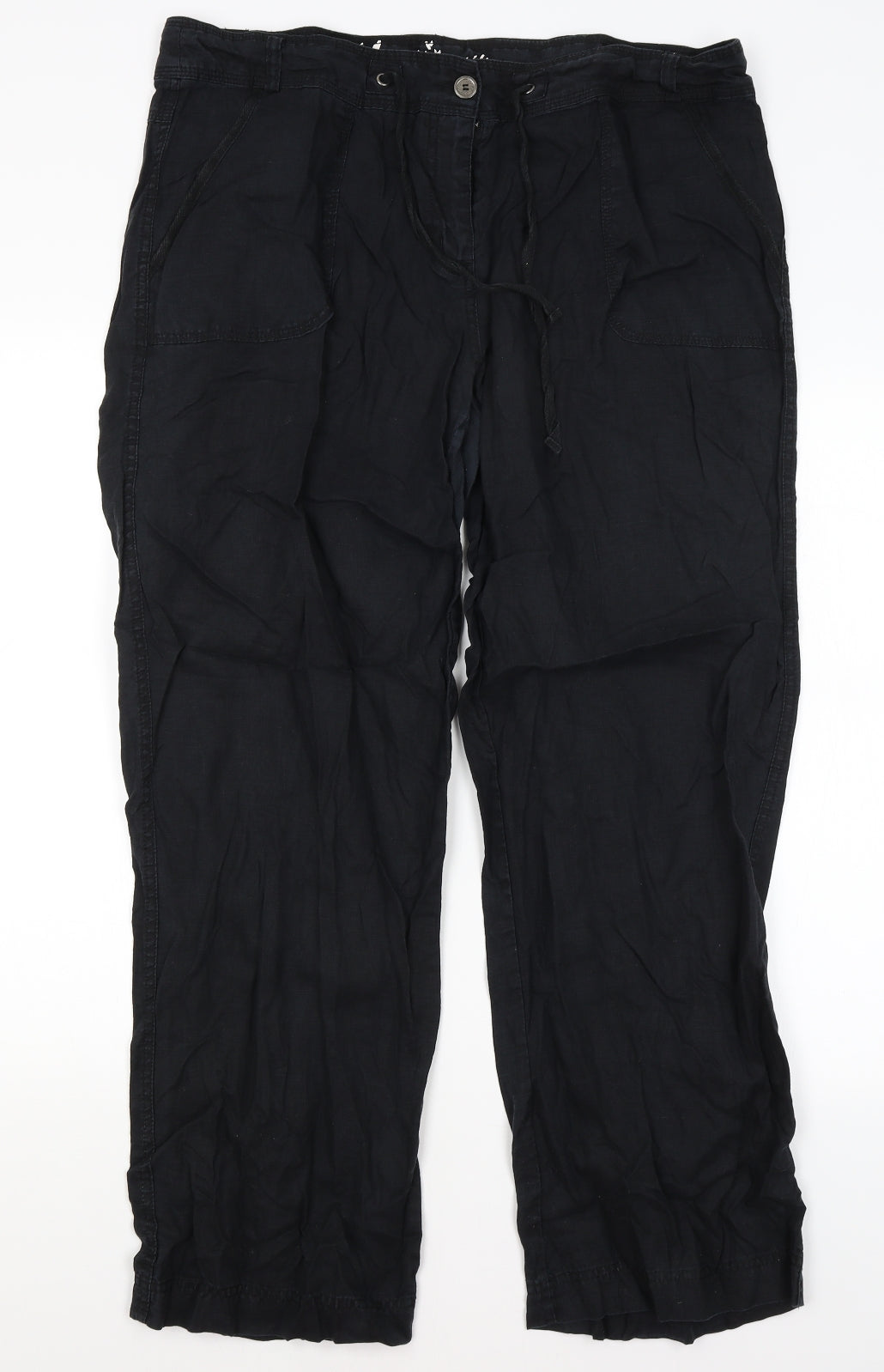 Atmosphere Womens Black   Trousers  Size 18 L28 in