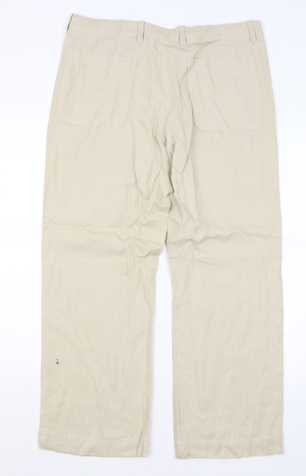 H&M Mens Beige   Trousers  Size 34 in L27 in