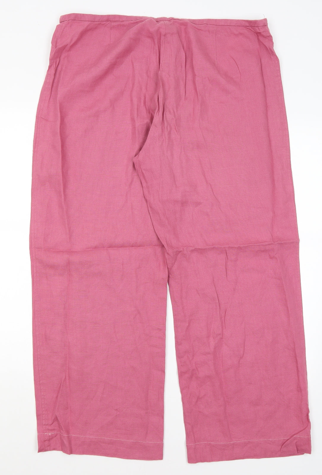 Olsen Womens Pink   Trousers  Size 16 L27 in