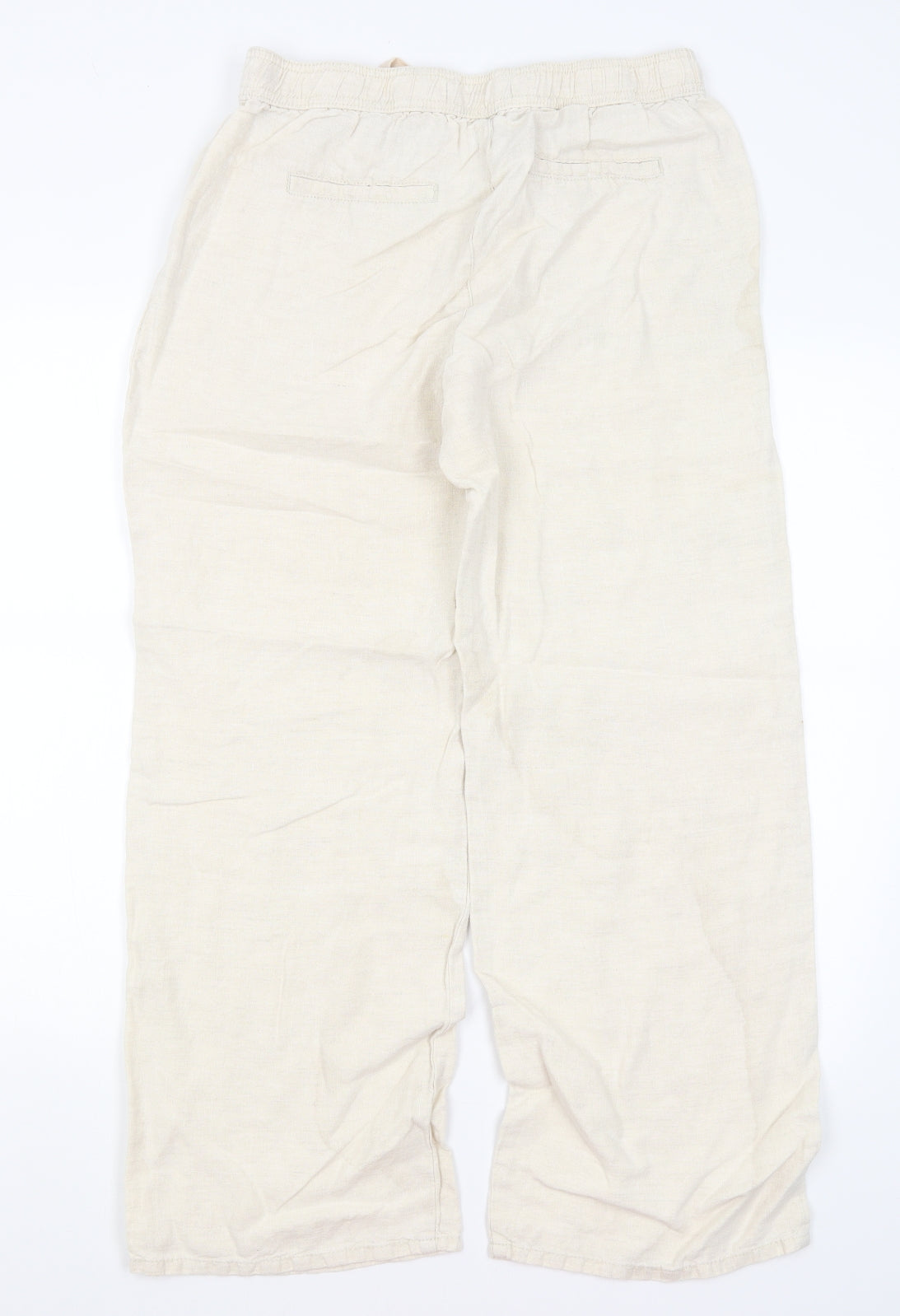 M&S Womens Beige   Trousers  Size 12 L27 in