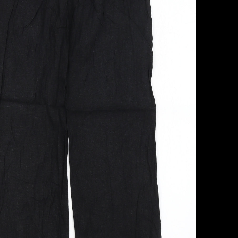 NEXT Womens Black   Trousers  Size 12 L26.5 in