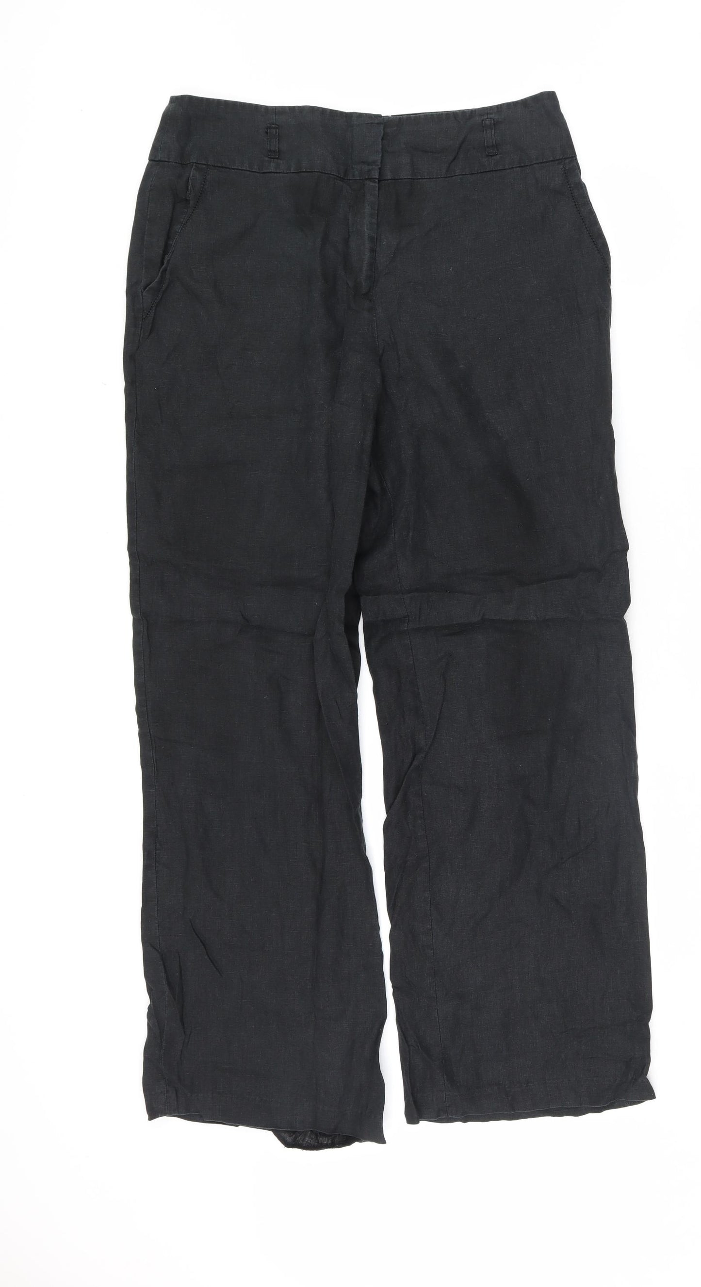 TU Womens Black   Trousers  Size 14 L32 in