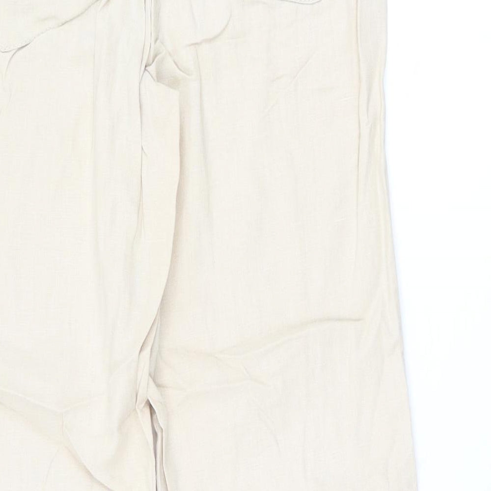 NEXT Womens Beige   Trousers  Size 6 L28.5 in