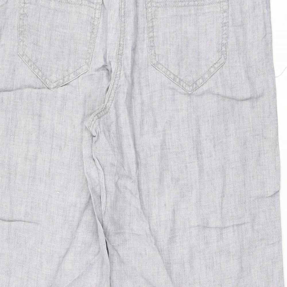 George Womens Grey   Trousers  Size 14 L24.5 in