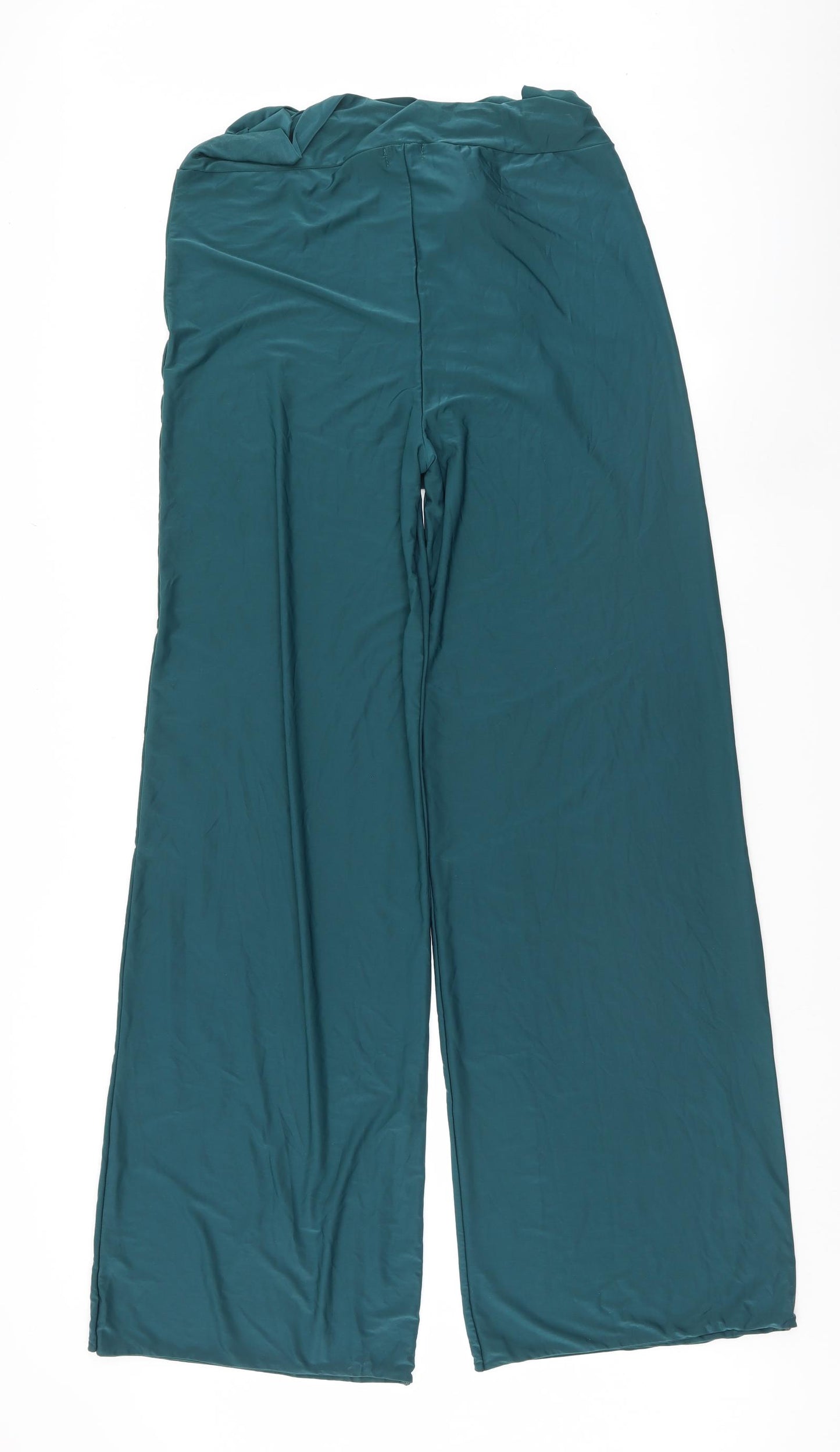 PRETTYLITTLETHING Womens Blue   Trousers  Size 18 L34 in